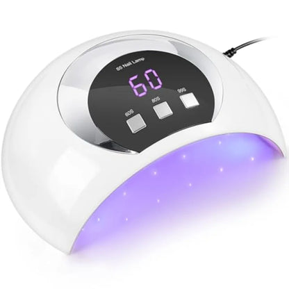 54W UV LED Nail Lamp – Fast-Drying Gel Nail Curing with Automatic Sensor