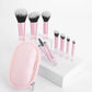 10PCS Mini Makeup Brush Set – Multifunctional Brushes with Travel Bag