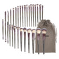 30PCS Professional Makeup Brush Set – Complete Kit with Travel Bag