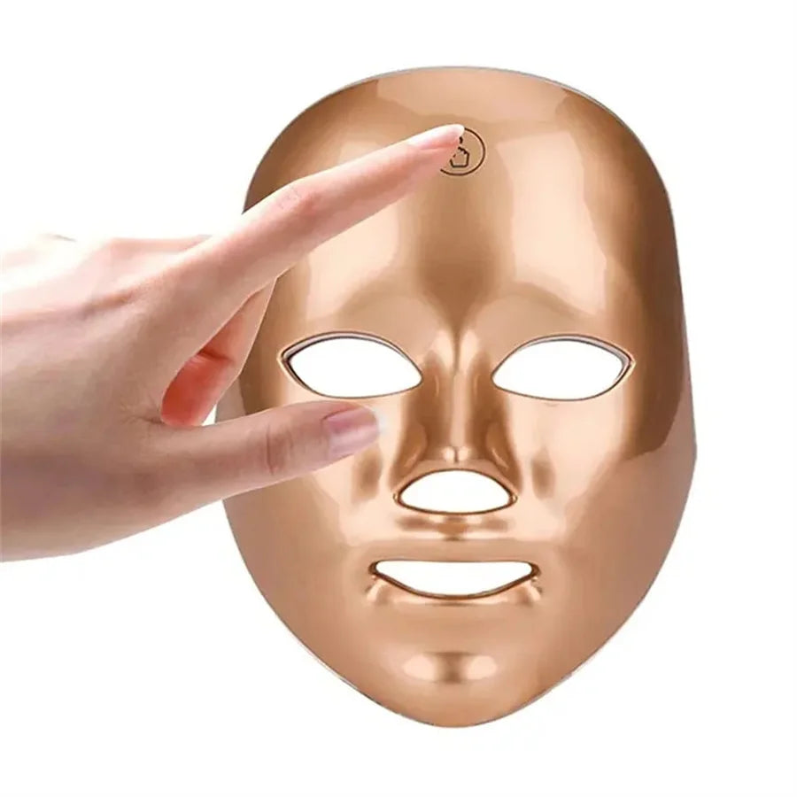 7-Color LED Beauty Mask for Women – USB Rechargeable Facial Care Device