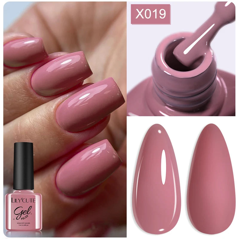LILYCUTE 7ml Peel Off Base Gel – Clear Semi-Permanent UV Gel