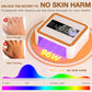 268W Cordless UV Nail Lamp – Rechargeable Gel Nail Light with Rhinestone Design