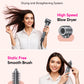 Professional Hair Dryer Brush – 1200W Air Wrap Styler with 300 Million Ions
