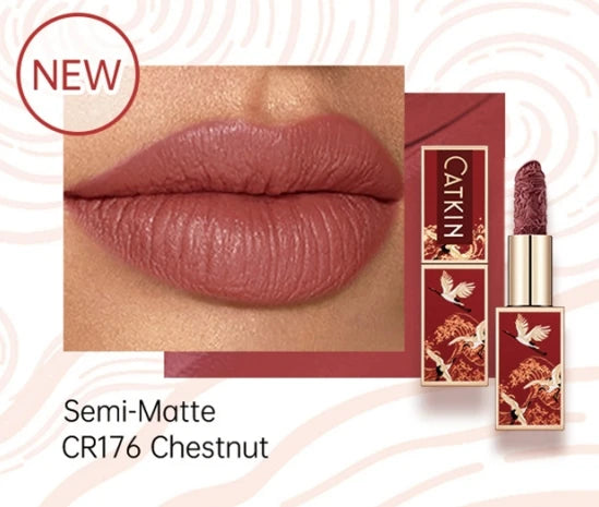 CATKIN Velvet Matte Lipstick – Smooth, Hydrating & Long-Lasting
