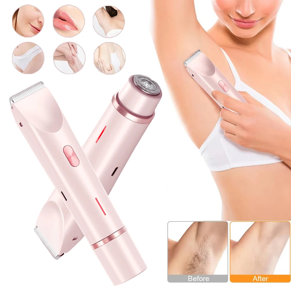 Women’s Electric Hair Removal Razor – Portable, Painless & Smooth