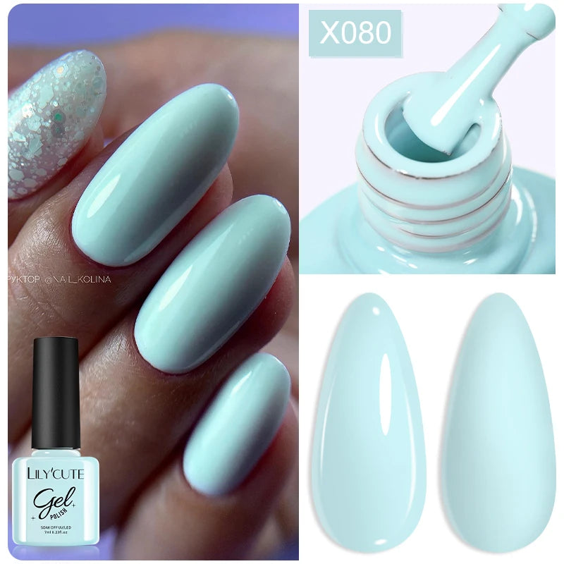 LILYCUTE 7ml Peel Off Base Gel – Clear Semi-Permanent UV Gel