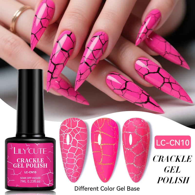 LILYCUTE 7ml Peel Off Base Gel – Clear Semi-Permanent UV Gel