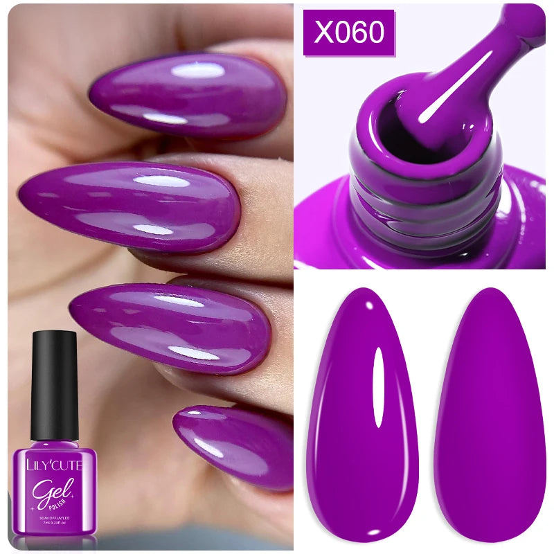 LILYCUTE 7ml Peel Off Base Gel – Clear Semi-Permanent UV Gel
