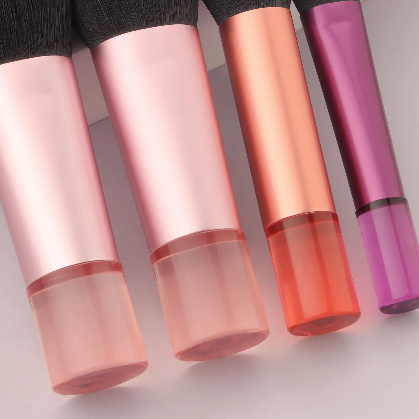 10PCS Mini Makeup Brush Set – Multifunctional Brushes with Travel Bag