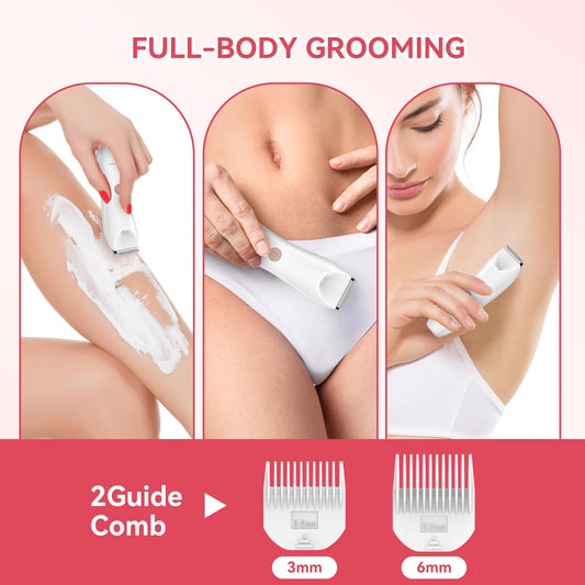 MAXGROOM Women’s Electric Body Hair Trimmer – Portable & Painless