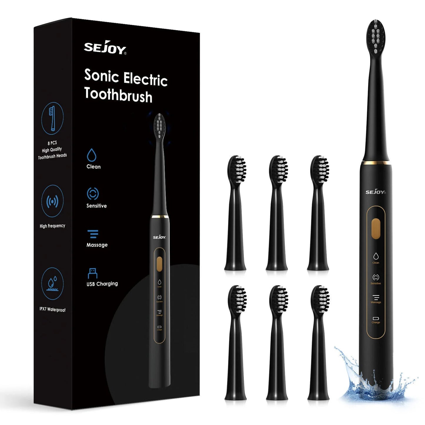 SEJOY Oral Cleaning Sonic Electric Toothbrush – Smart & Powerful Care