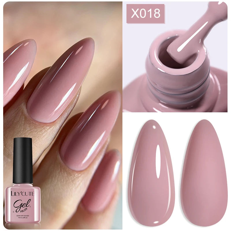 LILYCUTE 7ml Peel Off Base Gel – Clear Semi-Permanent UV Gel
