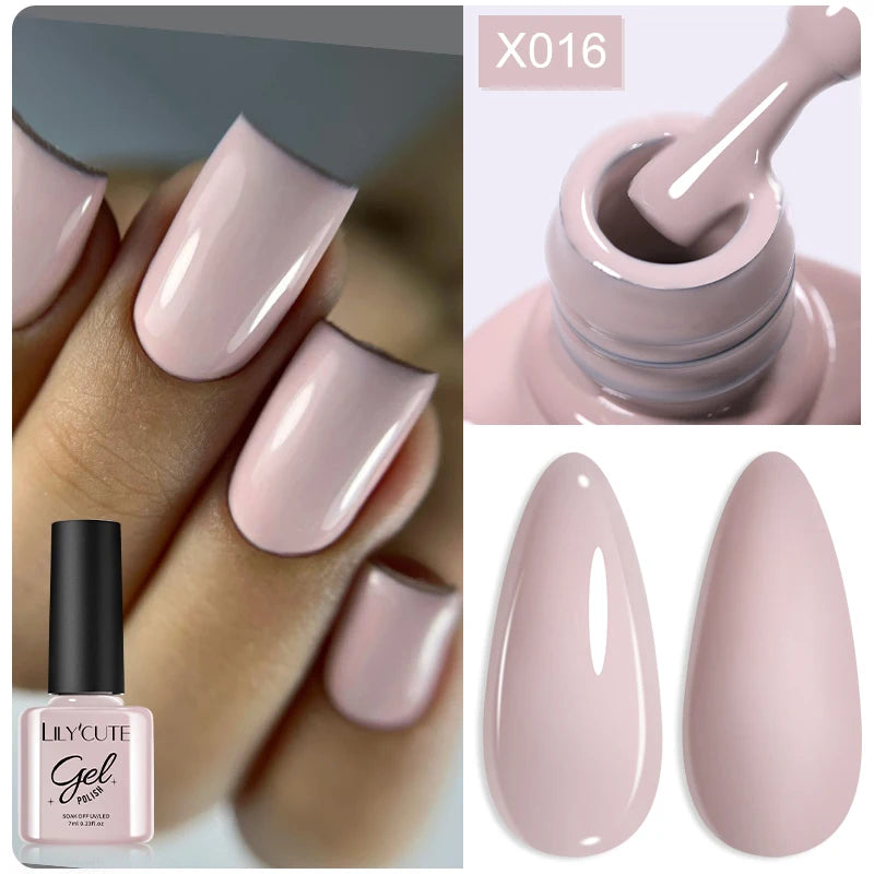 LILYCUTE 7ml Peel Off Base Gel – Clear Semi-Permanent UV Gel