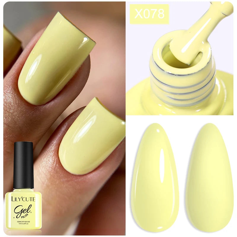 LILYCUTE 7ml Peel Off Base Gel – Clear Semi-Permanent UV Gel