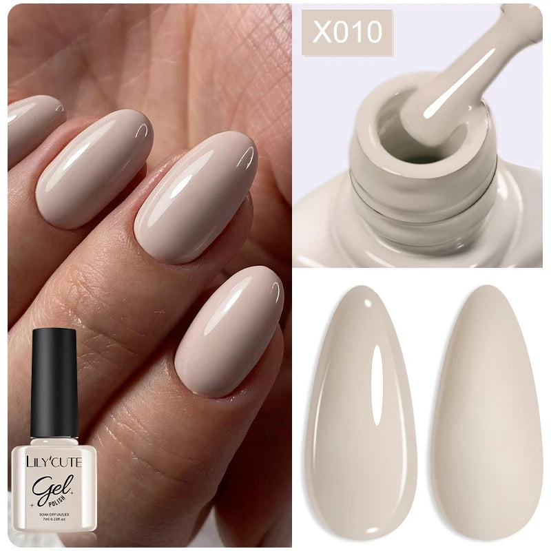 LILYCUTE 7ml Peel Off Base Gel – Clear Semi-Permanent UV Gel