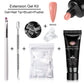MEET ACROSS 5PCS Nail Extension Gel Set – DIY Nail Art Essentials