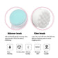 3D Double Silicone Facial Cleansing Brush – Soft Bristle Exfoliator & Massage Tool