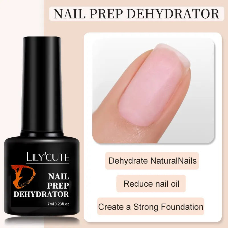 LILYCUTE 7ml Peel Off Base Gel – Clear Semi-Permanent UV Gel