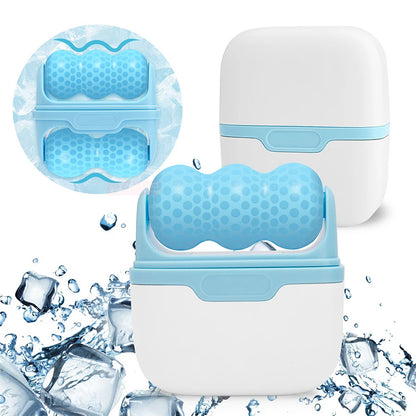 Double-Headed Facial Ice Roller – Face & Head Massage Tool