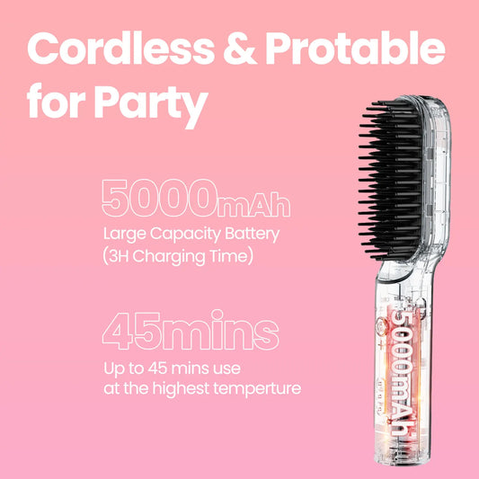 KIPOZI 3-in-1 Hair Dryer Brush – Negative Ion Hot Air Styler