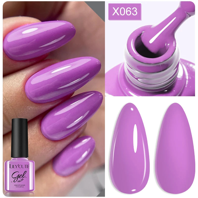 LILYCUTE 7ml Peel Off Base Gel – Clear Semi-Permanent UV Gel