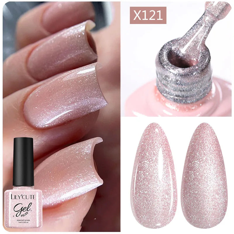 LILYCUTE 7ml Peel Off Base Gel – Clear Semi-Permanent UV Gel