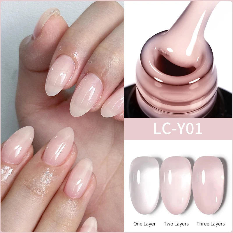 LILYCUTE 7ml Peel Off Base Gel – Clear Semi-Permanent UV Gel