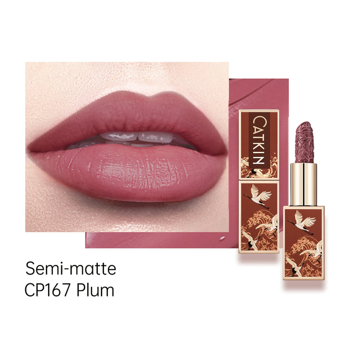 CATKIN Velvet Matte Lipstick – Smooth, Hydrating & Long-Lasting