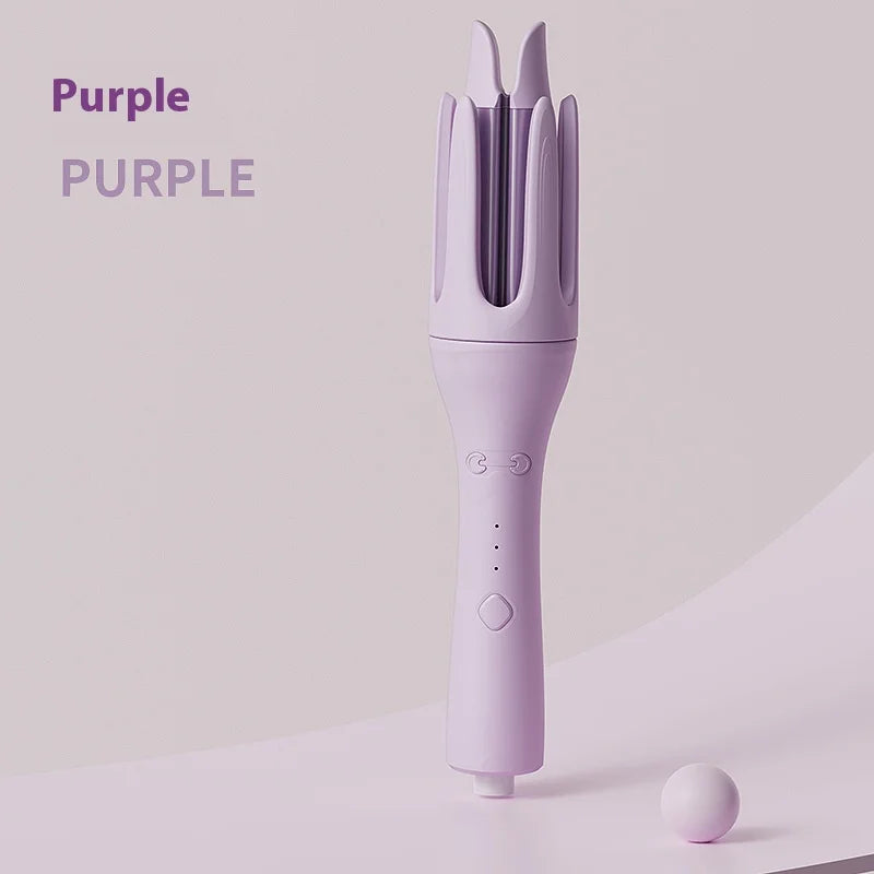 2-in-1 Automatic Rotating Ceramic Curler – Professional 32mm Curling Wand