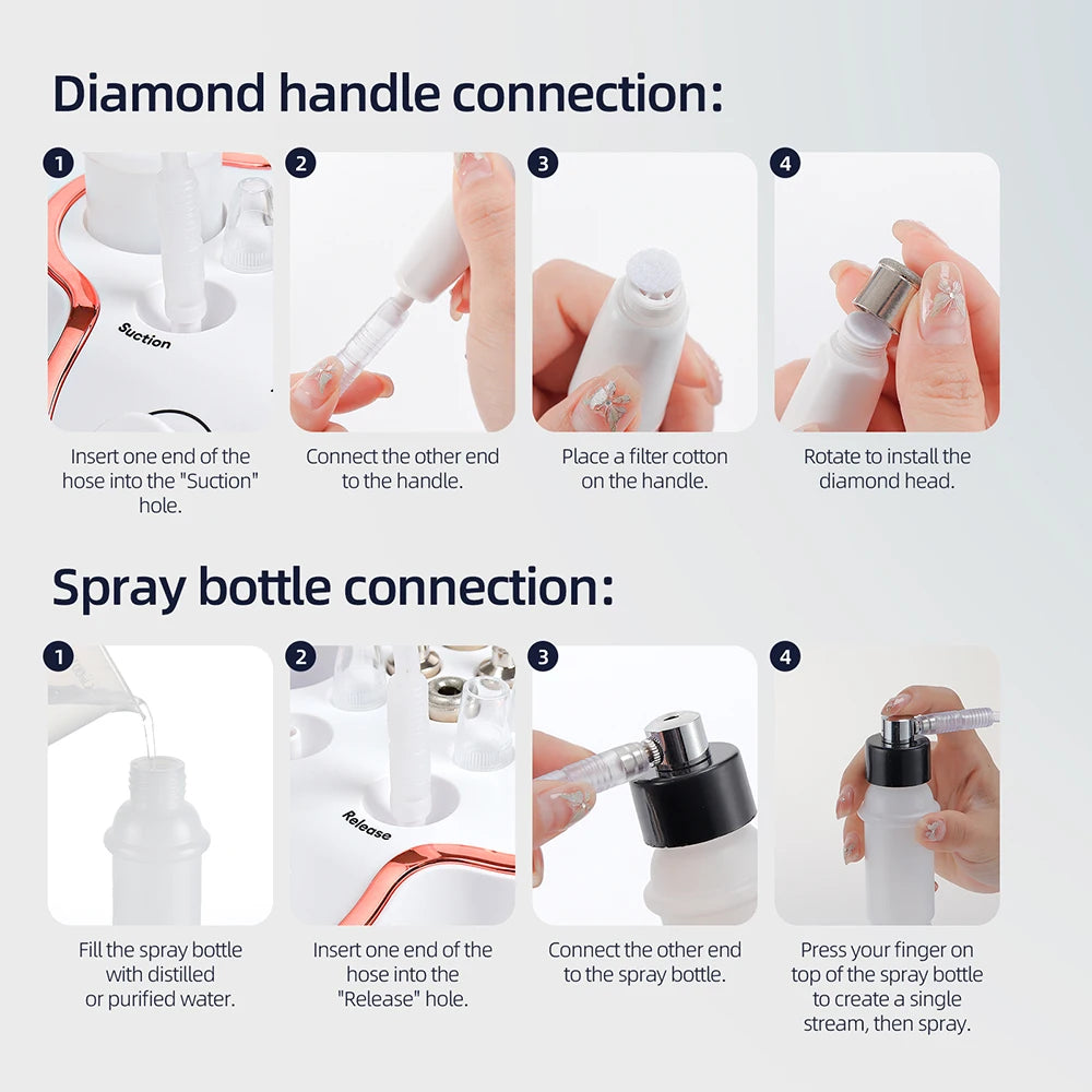 Foreverlily Diamond Facial Peeling Machine – Professional Microdermabrasion & Nano Spray