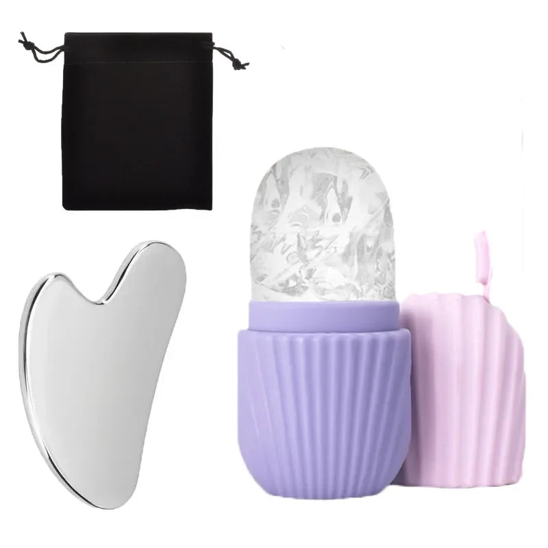 Ice Facial Roller & Skincare Set – Lifting, Contouring & Refreshing Tools