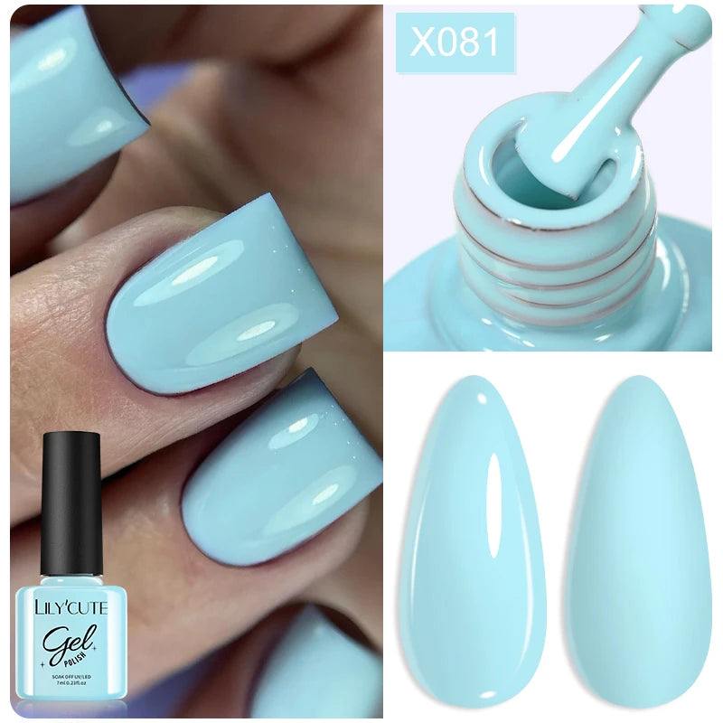 LILYCUTE 7ml Peel Off Base Gel – Clear Semi-Permanent UV Gel