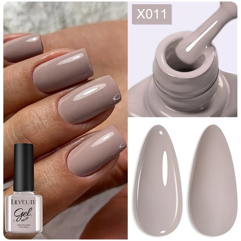 LILYCUTE 7ml Peel Off Base Gel – Clear Semi-Permanent UV Gel